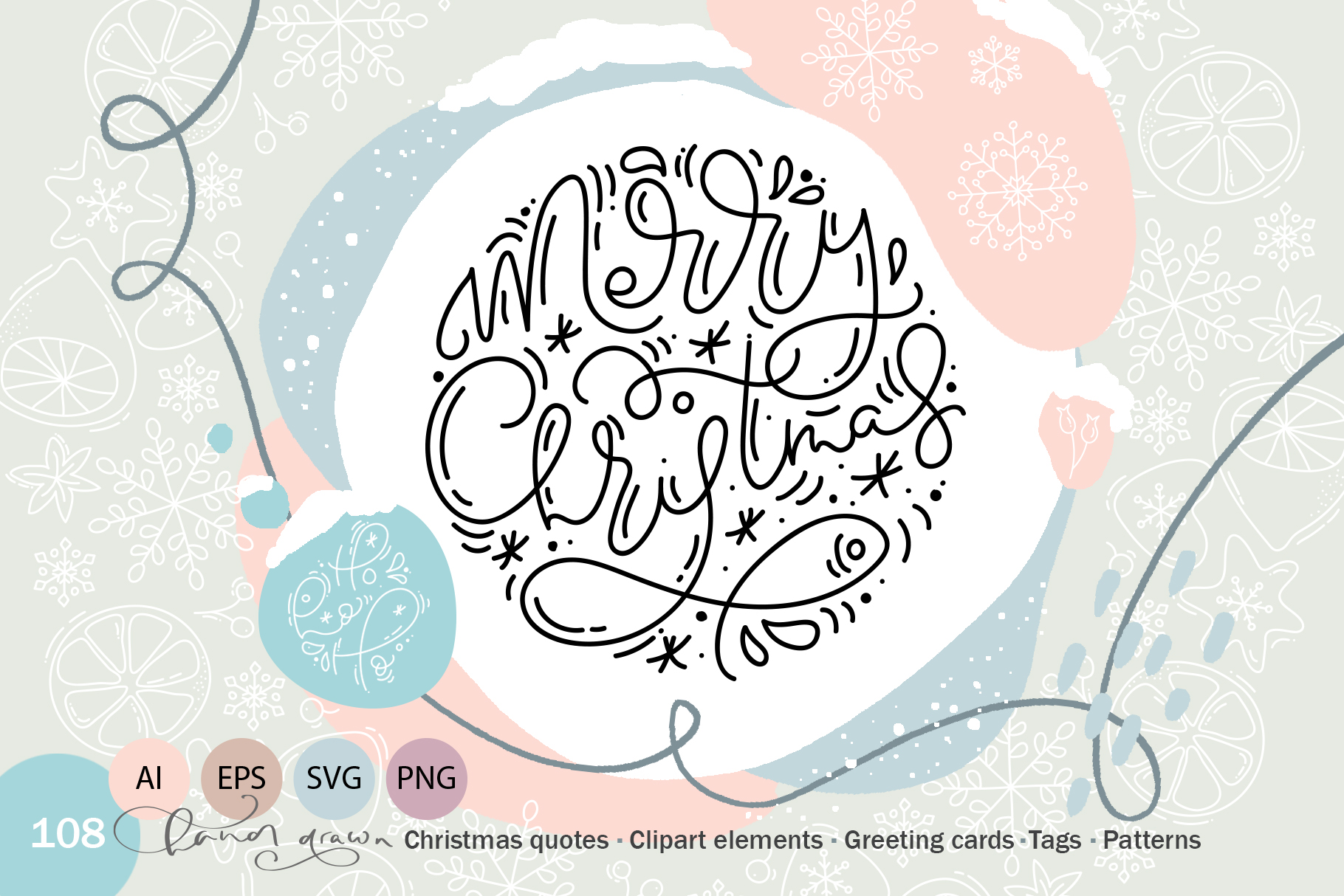 Christmas Monoline Collection