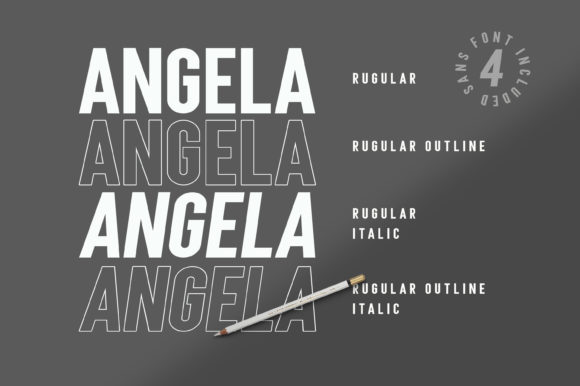 Angela Love Duo Font - Preview 1