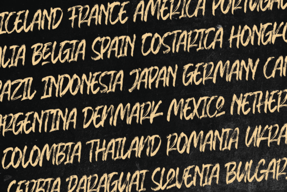 Georgia Hills Font - Preview 1