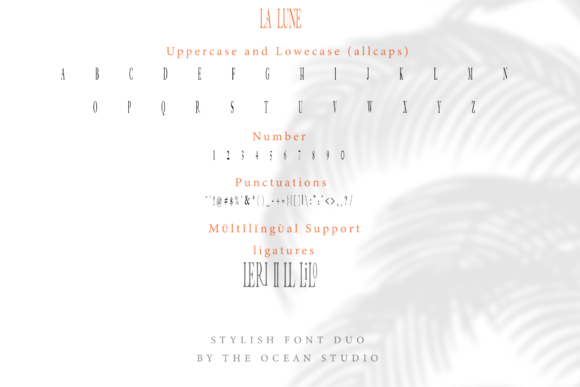 La Lune Duo Font PNG with transparent background - Preview 5
