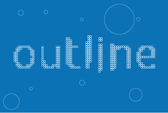 Play with Dots Font PNG with transparent background - Preview 2
