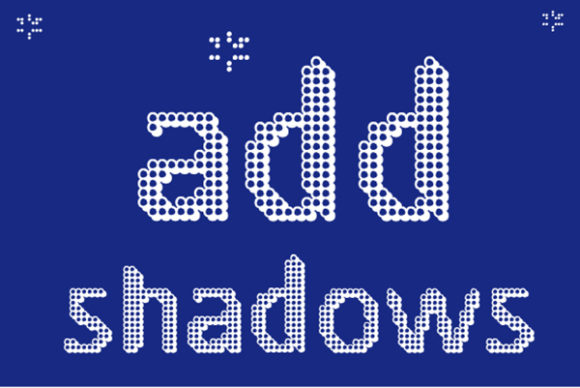 Play with Dots Font PNG with transparent background - Preview 4