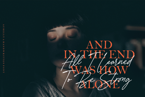 Aurelly Font - Preview 1