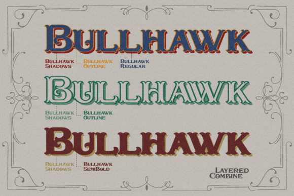 Bullhawk Font - Preview 1