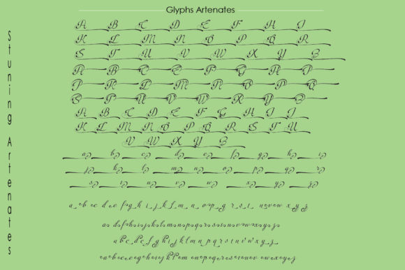 Salmelia Font PNG with transparent background - Preview 5