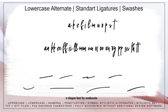 Emma Signature Font PNG with transparent background - Preview 1