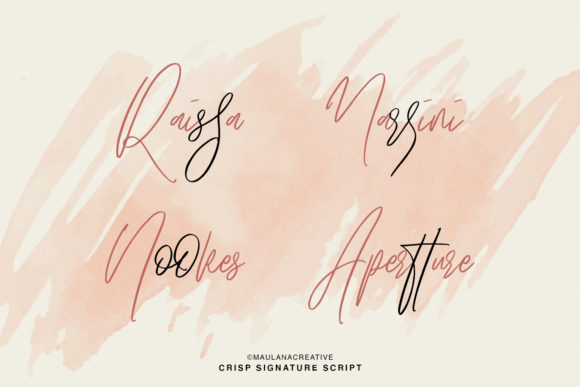 Rossmore Font PNG with transparent background - Preview 4