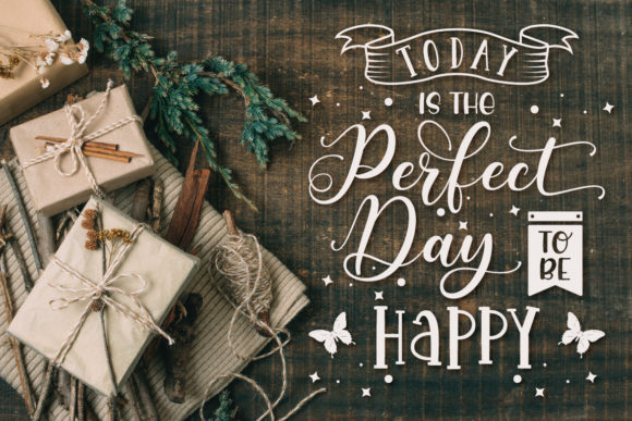 Magic Winter Trio Font PNG with transparent background - Preview 3