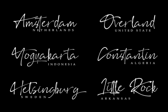 Rosseate Font PNG with transparent background - Preview 2