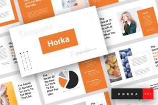 Preview of Horka - Food PowerPoint food presentation template