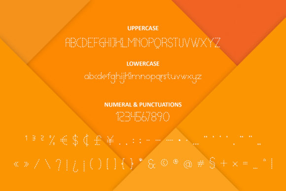 Lamberto Light Dash Font PNG with transparent background - Preview 2