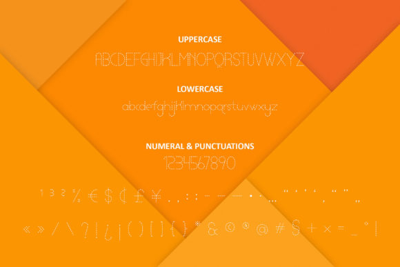 Lamberto Thin Dash Font PNG with transparent background - Preview 2