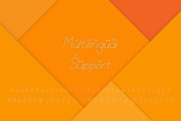 Lamberto Thin Italic Dash Font PNG with transparent background - Preview 1