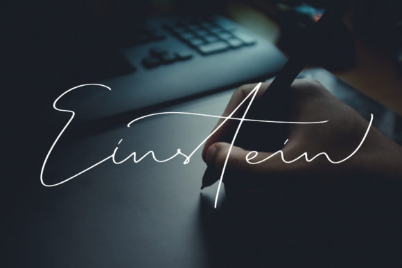 Einstein Font - Preview 4
