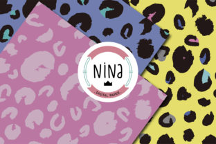 Animal Print Digital Paper , Leopard Graphic by Nina Prints · Creative ...