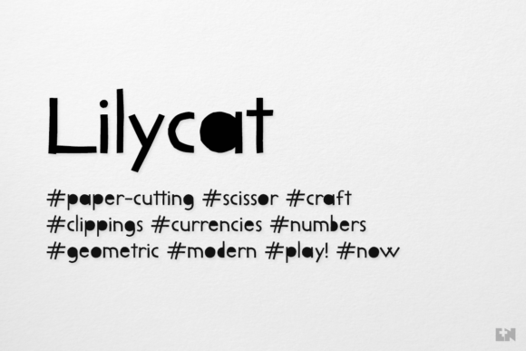 Lilycat Font PNG with transparent background - Preview 3