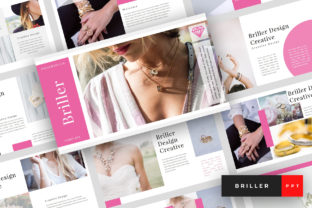 Preview of Briller - Jewerly PowerPoint fashion presentation template