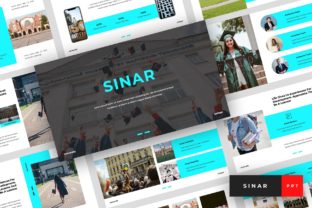 Preview of Sinar - University PowerPoint education presentation template