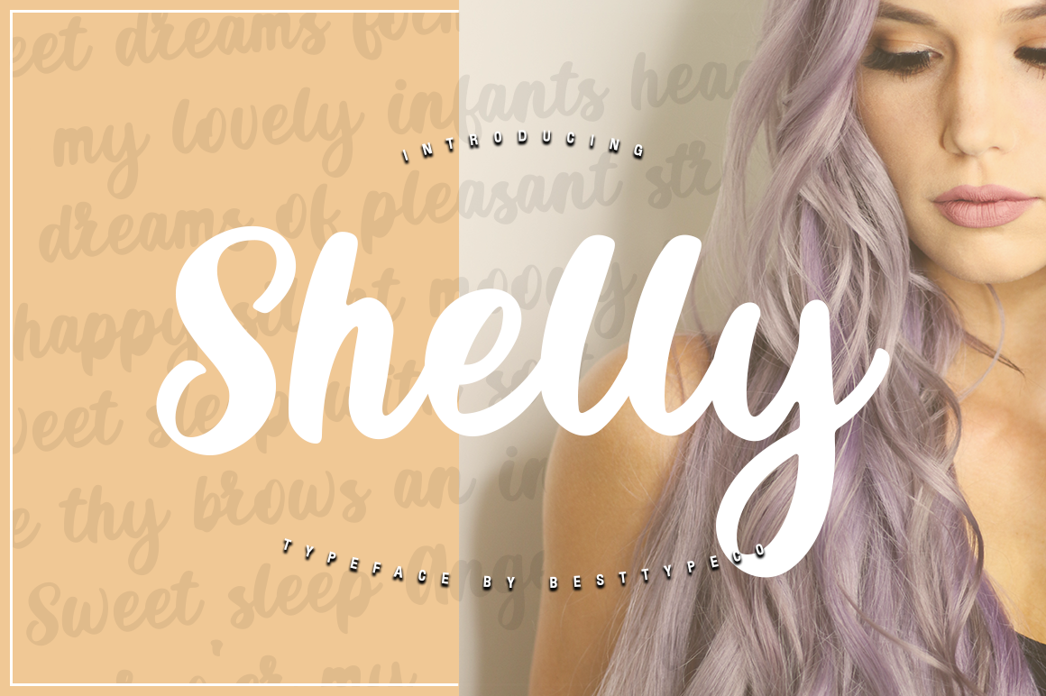 Shelly preview, soft rounded casual script