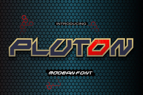 Pluton Display Font By Cikareotype