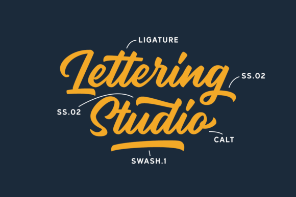 Rupture Duo Font PNG with transparent background - Preview 4