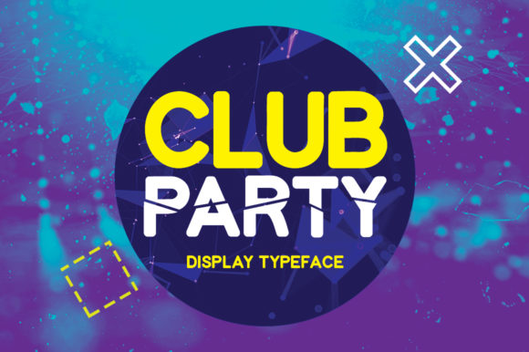 Club Party Font by Instagram Fonts · Creative Fabrica font preview