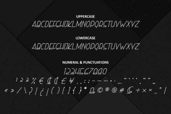 Right Hand Italic Dash Font PNG with transparent background - Preview 2