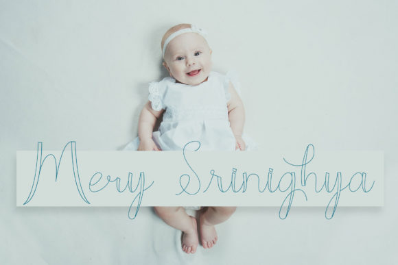Moon Line Font PNG with transparent background - Preview 2