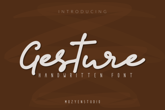 Gesture Font - Preview 6