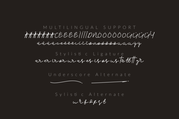 Gesture Font - Preview 3