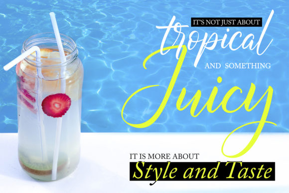 Margaritha Tropicana Font font preview - 2