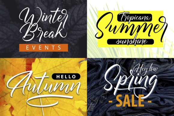 Margaritha Tropicana Font font preview - 3