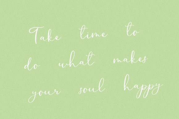 Northern Petal Font PNG with transparent background - Preview 4