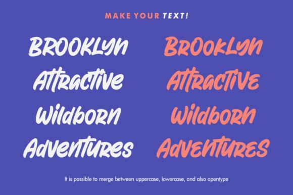 Attractype Reborn Font - Preview 2