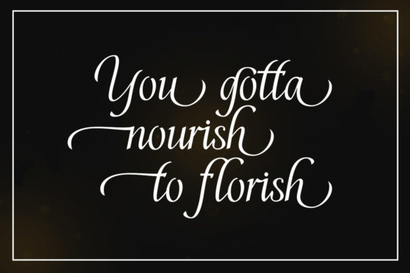 Enthrall Font PNG with transparent background - Preview 4