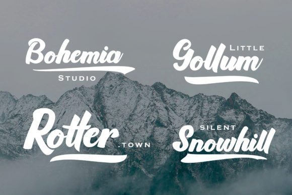 Rawhill Font PNG with transparent background - Preview 1