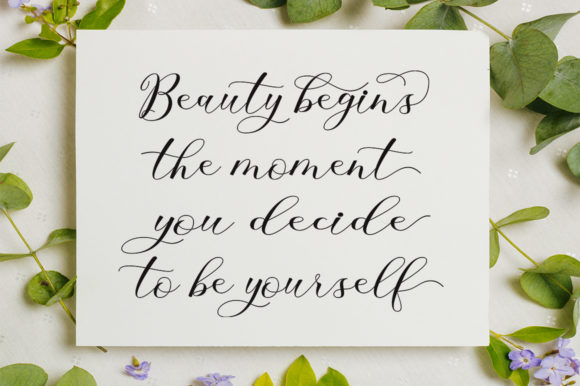 Sandira Script Font PNG with transparent background - Preview 1
