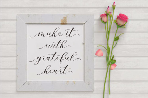 Sandira Script Font PNG with transparent background - Preview 2