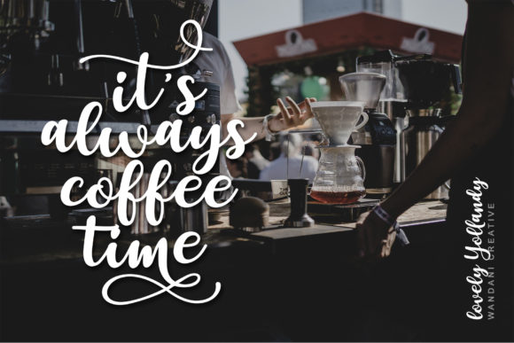 Lovely Yollandy Font PNG with transparent background - Preview 2