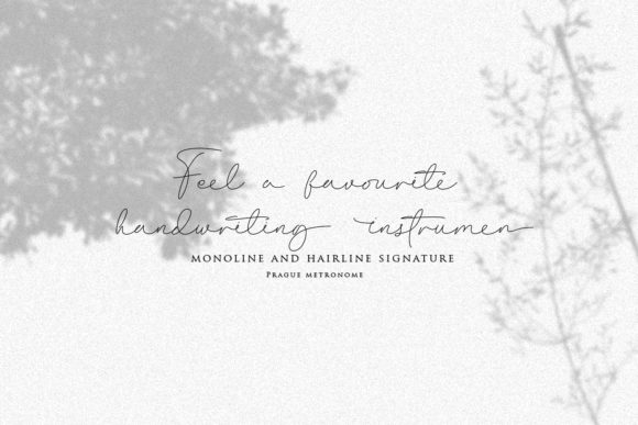 Prague Metronome Font font preview - 3