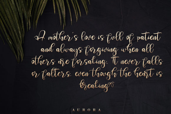 Aurora Font - Preview 1