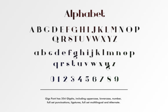 Gigs Font - Preview 1