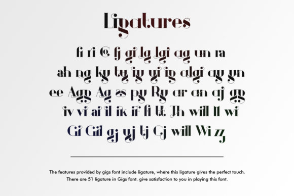 Gigs Font - Preview 2