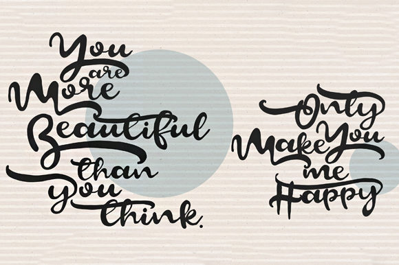 Beautify Script Font - Preview 1