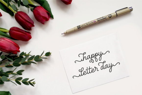 Nellyana Script Font PNG with transparent background - Preview 3