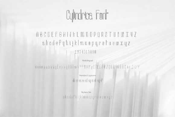 Cylindrica Font - Preview 5