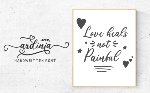 Ardinia Font - Preview 1