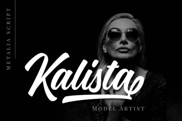 Metalia Font PNG with transparent background - Preview 2