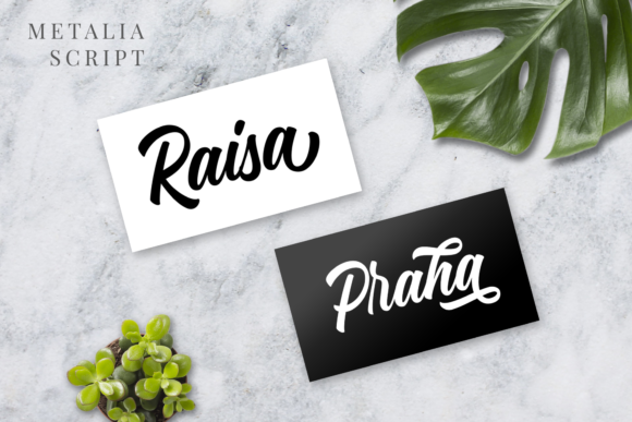 Metalia Font PNG with transparent background - Preview 5