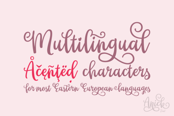 Anick Font - Preview 3